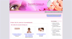 Desktop Screenshot of kosmetik-firmen.de